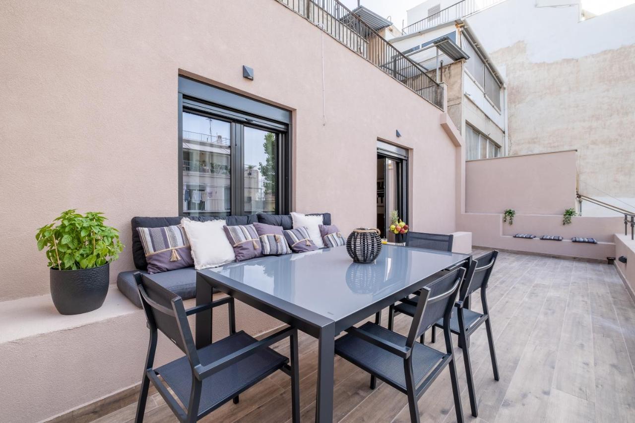 Апартаменты Exarcheia Vibe Penthouse 1 Афины Экстерьер фото